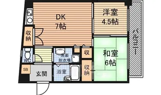 マノアール泉【4階】の間取り