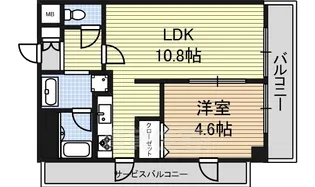 プレサンス桜通アベニュー【12階】の間取り