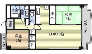グランシャリオ名駅南【2階】の間取り