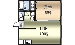 橦木ビル【3階】の間取り