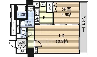 パークアクシス名駅南【15階】の間取り