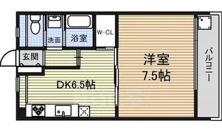 鹿子ビル【1階】の間取り