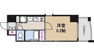 プレサンス泉シティアーク【7階】の間取り