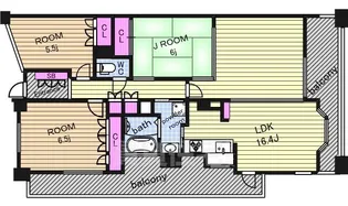 グランカーサ上前津【2階】の間取り