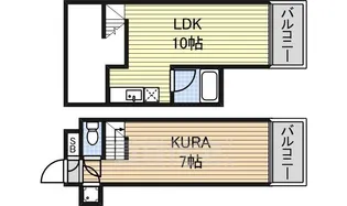 クレイタスパーク4【3階】の間取り