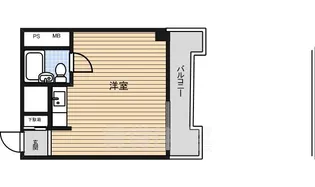 チサンマンション桜通久屋【5階】の間取り