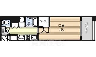 プレサンス泉セントマーク【4階】の間取り