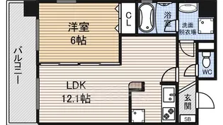 レインボーピア記念橋【9階】の間取り