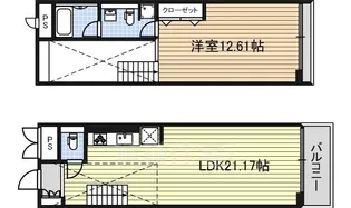 レジディア東桜2【14階】の間取り