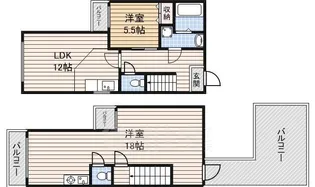コーポ今池南【3階】の間取り