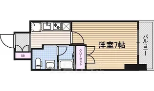 レジディア鶴舞【10階】の間取り