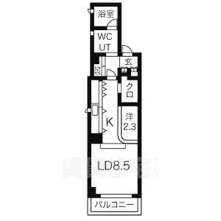 hinata higashiyama【3階】の間取り