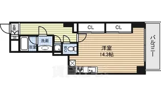 スタジオスクエア大須【10階】の間取り