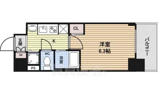 プレサンス金山グリーンパークス【8階】の間取り