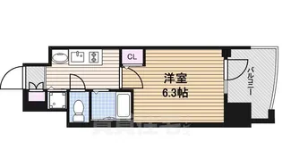 プレサンス桜通グレイス【5階】の間取り