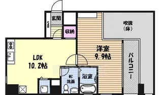 TKマンション【3階】の間取り