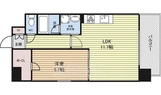 レジデンス悠海【12階】の間取り