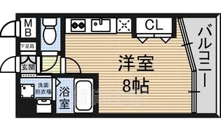 CITY SPIRE 名駅北(旧:アルバ則武新町)【2階】の間取り