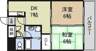 セントラルハイツ香呑(こうのみ)【3階】の間取り