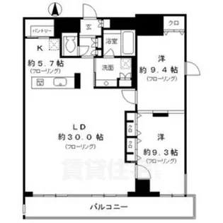 レジディア東桜2【10階】の間取り