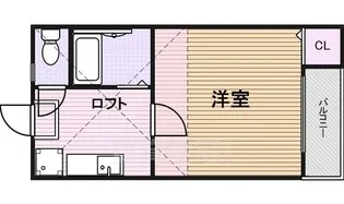 Kspace東別院【1階】の間取り