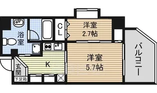 レジディア丸の内【3階】の間取り