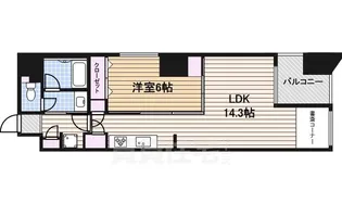 アモンフォンテーヌ【4階】の間取り