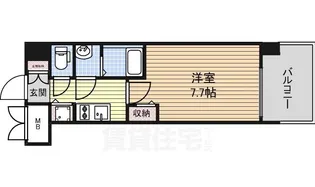 プレサンスジェネ栄【2階】の間取り