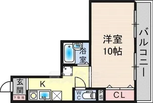 フレアコート【306号室】の間取り