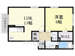 大阪府堺市中区土塔町【アパート】の間取り