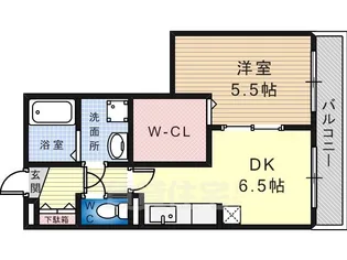 大阪府堺市中区土師町2丁【マンション】の間取り
