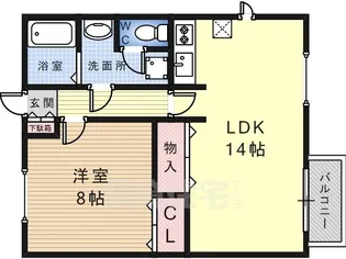 ローズハイツ【2階】の間取り