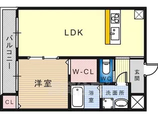 大阪府堺市北区新堀町1丁【アパート】の間取り