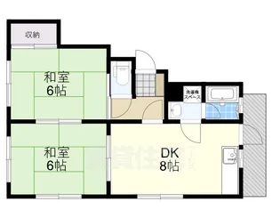グレーシア初芝【2階】の間取り