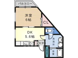 美好マンション【2階】の間取り