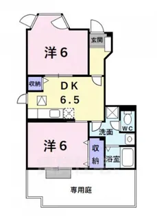 ペリプエスト1番館【1階】の間取り