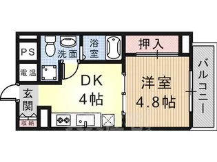 大阪府堺市北区長曽根町【マンション】の間取り