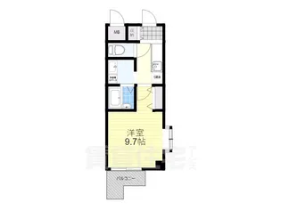 オリーブ白鷺【201号室】の間取り