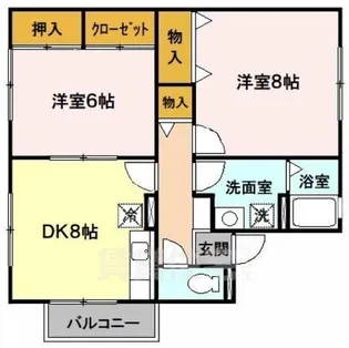 大阪府堺市中区土塔町【アパート】の間取り
