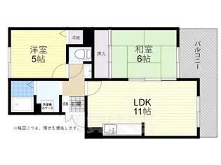 大阪府高槻市西冠3丁目【アパート】の間取り