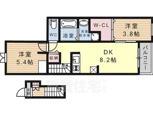 ブレス ベル【2階】の間取り