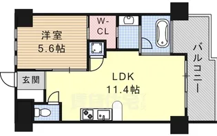 IZ-Residence【9階】の間取り