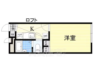 レオパレス呑山【2階】の間取り