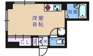 美芳ハイツ【1階】の間取り