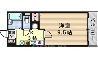 リバティーコート【3階】の間取り