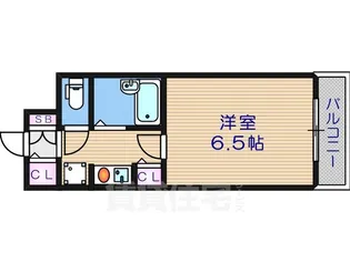 グランヴィ天王寺【4階】の間取り