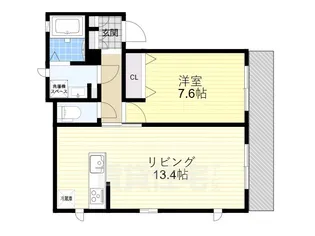 メゾン・グレース・ケイ生野東【2階】の間取り