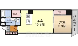アクシア名駅【5階】の間取り