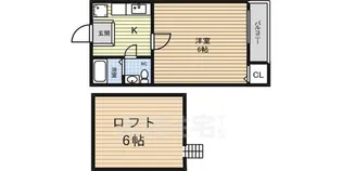 ベルメゾン尾頭橋【1階】の間取り