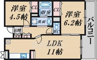 どりーむ【5階】の間取り